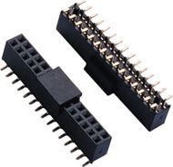 2.0mm Female Header  Plastic Height6.35  Dual Row  2x02P TO 2X40P  SMT Type