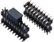 2.54mm Pin Header H=1.5 Board Spacer Dual Row SMT