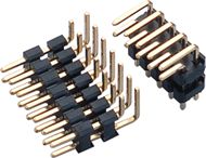 2.54mm Pin Header H=2.5 Board Spacer Dual Row Right Angle