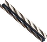 2.54mm Pin Header H=2.5 Single Row U-Type