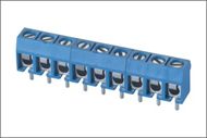 9P Straight 5.0 mm PCB Universal Screw Terminal Blocks Blue Female