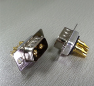 D-Sub Connector 2W2 Male Straight Power Contact Solder Type Tray Packing