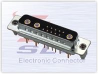 D-SUB Connector Female Power Contact Solder Type