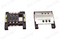 SIM Card 6PIN For POS Machines SMT Solder