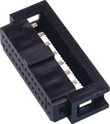 1.27x2.54mm IDC Socket connector 08-100P
