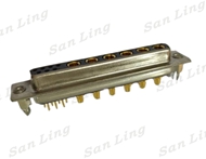 Machine Pin D-sub Connectors 13W6 Male Right Angle Tray Packing